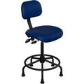 Biofit BioFit Manager Chair Multifunctional Control - Height 21 - 28" - Blue Vinyl ETS-M-HG-FFAC-P28542 ROYAL